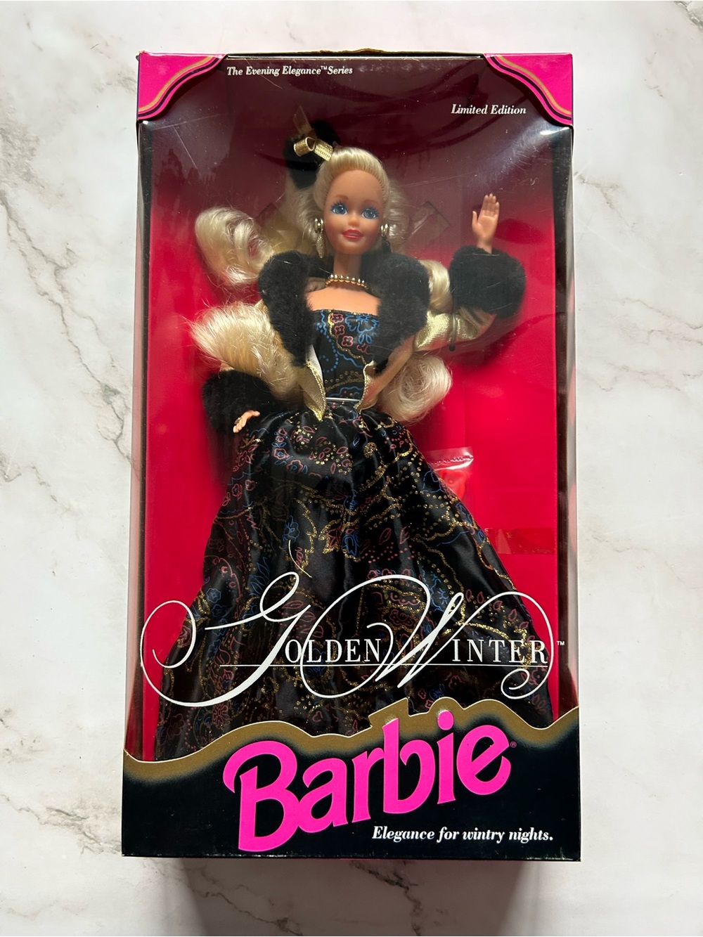Limited Edition Golden Winter Barbie Doll #10684